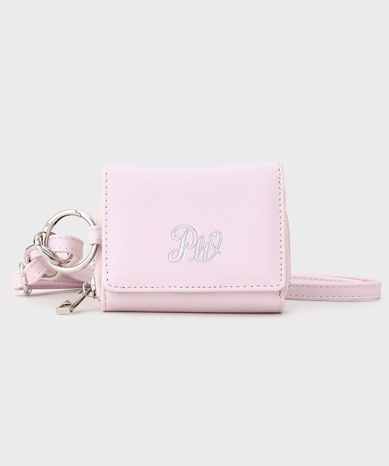 PINK-latte「ストラップ付財布」|財布|ﾊﾟｰﾌﾟﾙ(081)