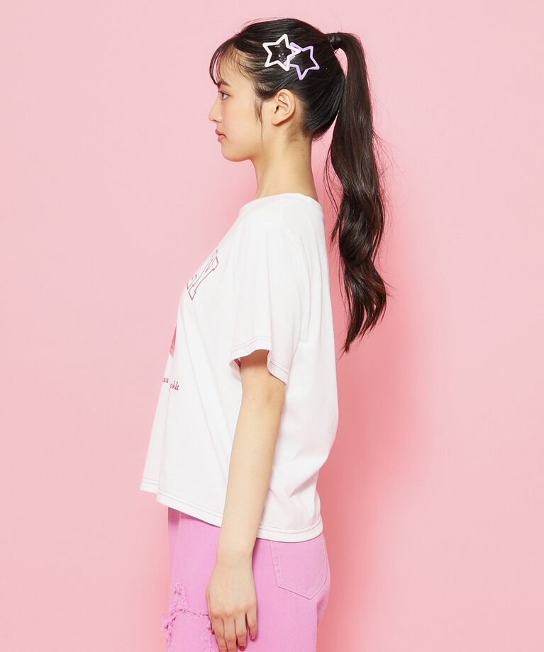 PINK-latte「【接触冷感】フルーツTシャツ」|Tシャツ・カットソー|