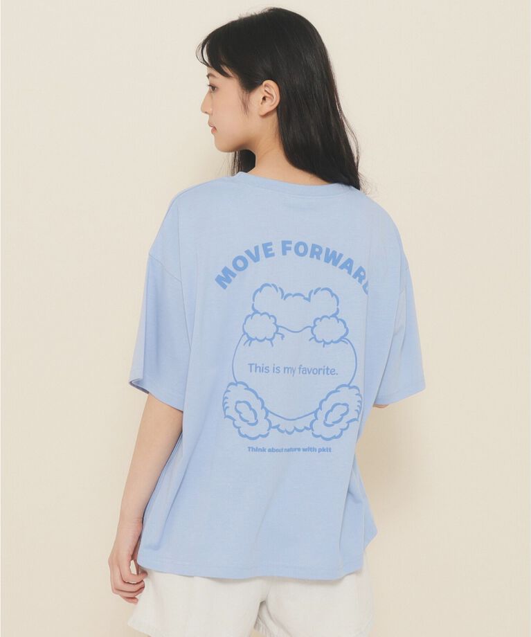 PINK-latte「【130cmあり】クマちゃんTシャツ」|Tシャツ・カットソー|