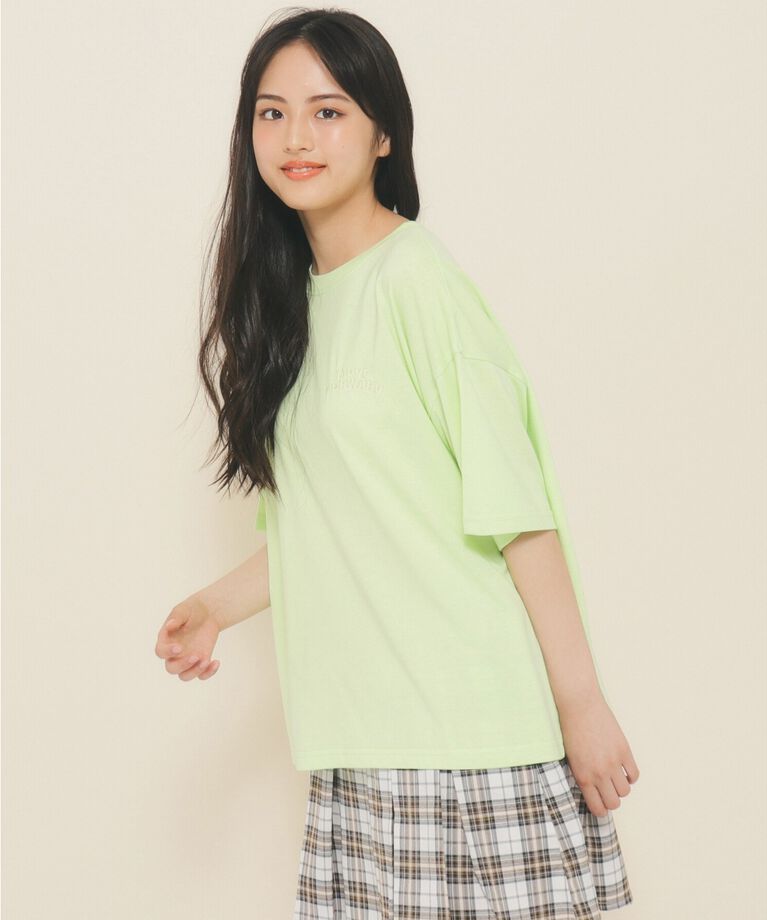 PINK-latte「【130cmあり】クマちゃんTシャツ」|Tシャツ・カットソー|