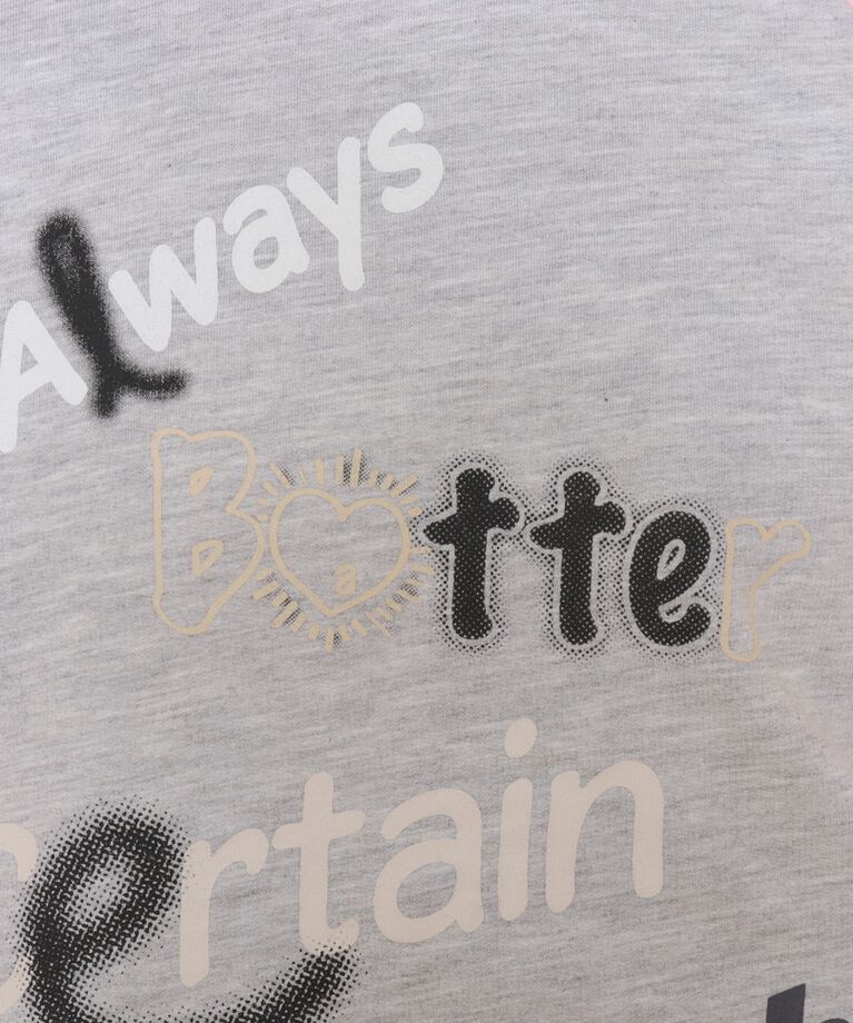 PINK-latte「【130cmあり】グラフィックロゴ ラグランTシャツ」|Tシャツ・カットソー|