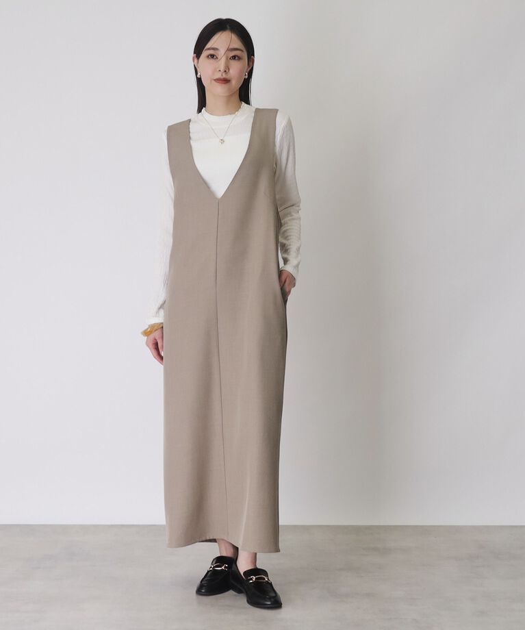 THE SHOP TK「【着まわし出来る】ぽこぽこクルーネックインナー/洗濯機で洗い可」|Tシャツ・カットソー|