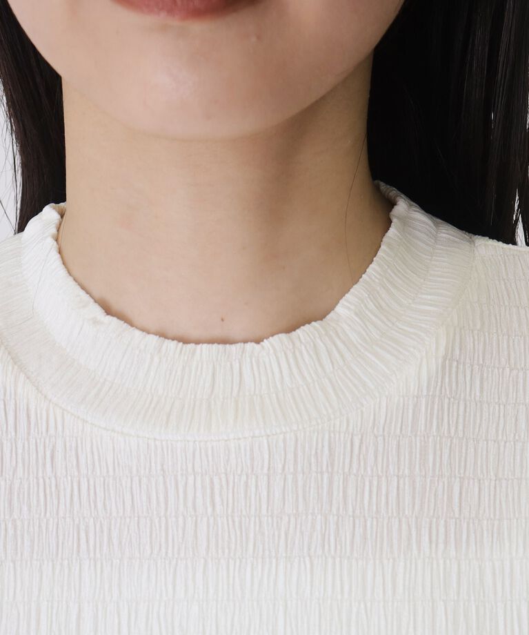 THE SHOP TK「【着まわし出来る】ぽこぽこクルーネックインナー/洗濯機で洗い可」|Tシャツ・カットソー|