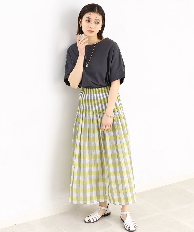 THE SHOP TK「【ヒルナンデス！で紹介】チェックスカート／手洗い可／2WAY／リバーシブル」|スカート|