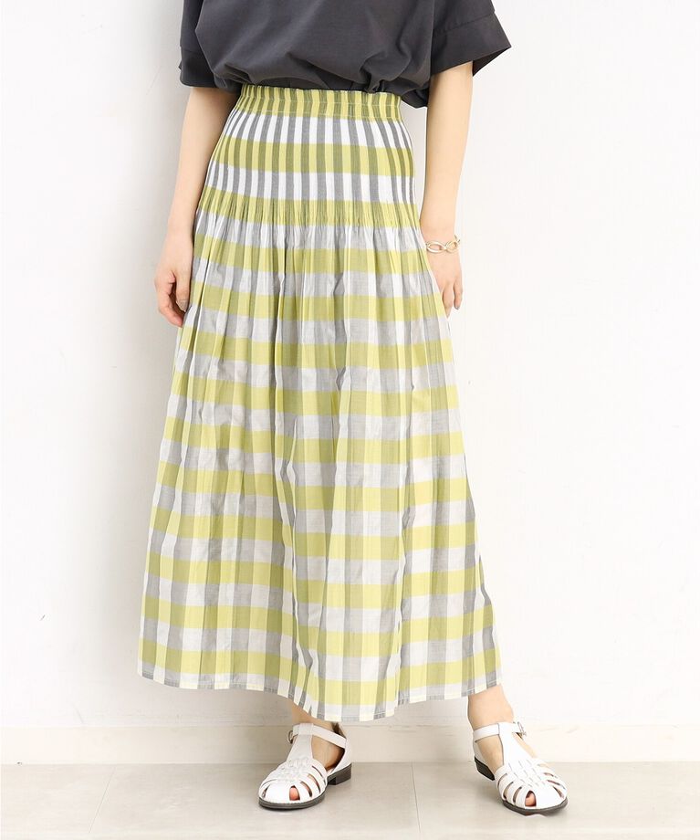 THE SHOP TK「【ヒルナンデス！で紹介】チェックスカート／手洗い可／2WAY／リバーシブル」|スカート|ﾗｲﾄｲｴﾛｰ(230)