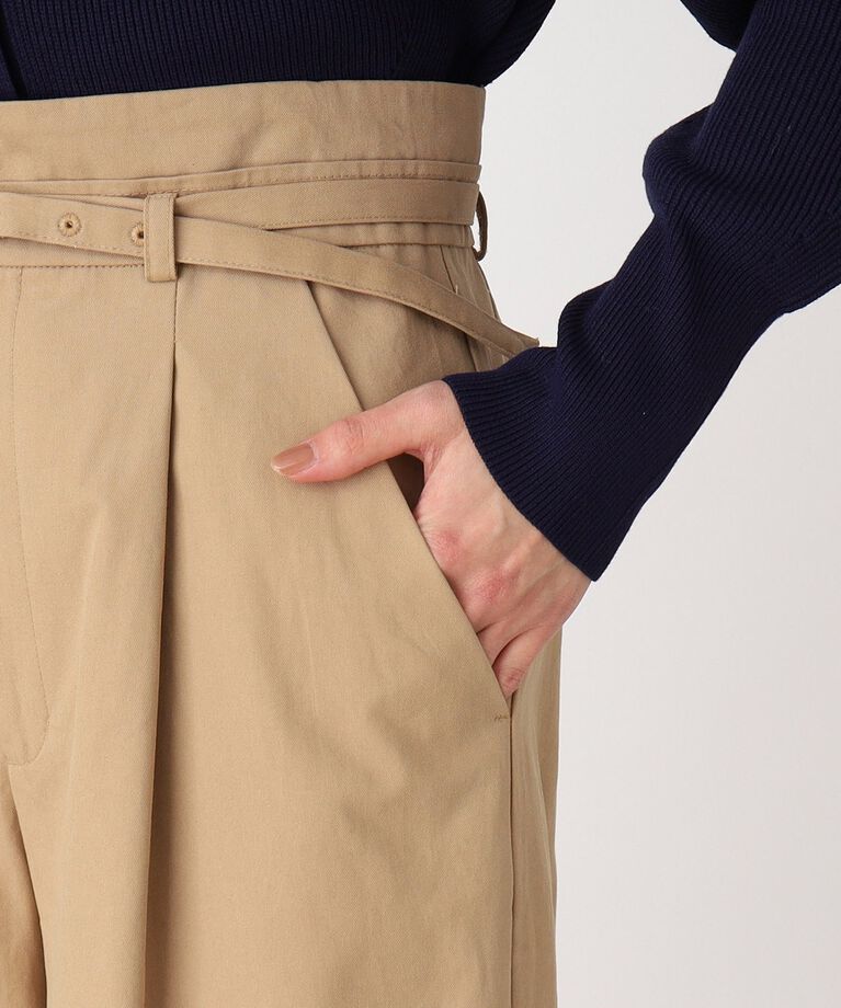 THE SHOP TK「チノワイドパンツ【手洗い可】」|その他|