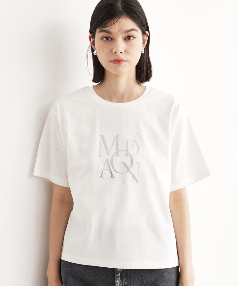 THE SHOP TK「箔プリントロゴTシャツ【洗える】」|Tシャツ・カットソー|
