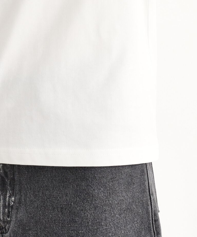 THE SHOP TK「箔プリントロゴTシャツ【洗える】」|Tシャツ・カットソー|