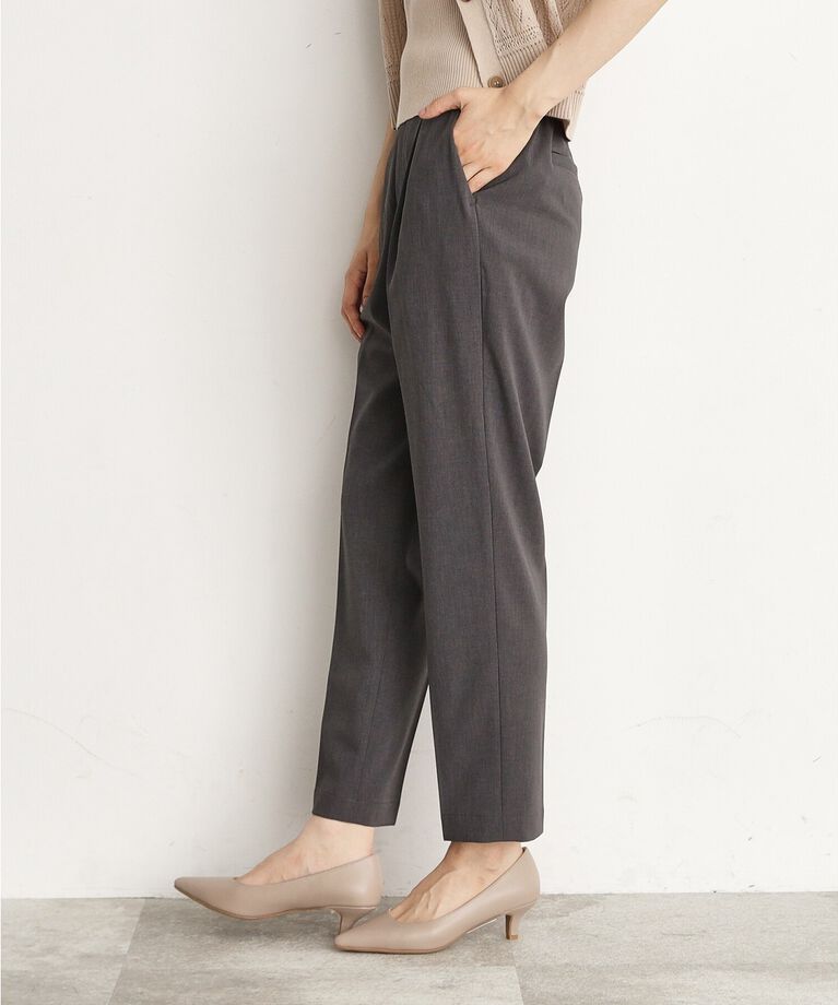 THE SHOP TK「【美脚・細見え/セットUP可】ツイル＆シャンブレーテーパードパンツ/洗える」|その他|