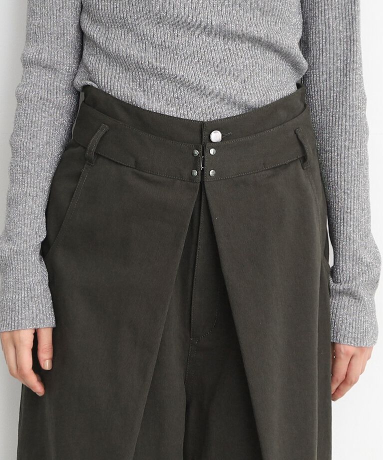 THE SHOP TK「【ヒルナンデス！で紹介】チノタックワイドパンツ /洗える」|その他|