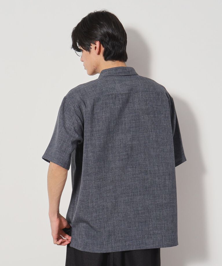 THE SHOP TK「リネンライク半袖シャツ セットアップ可」|シャツ・ブラウス|