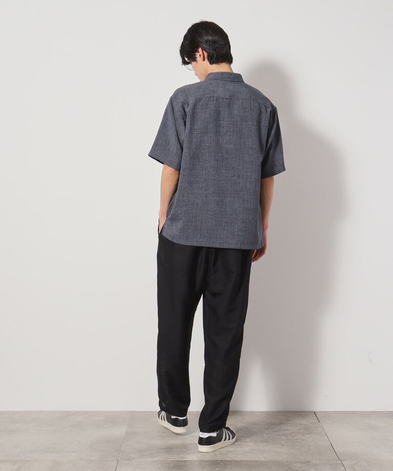 THE SHOP TK「リネンライク半袖シャツ セットアップ可」|シャツ・ブラウス|