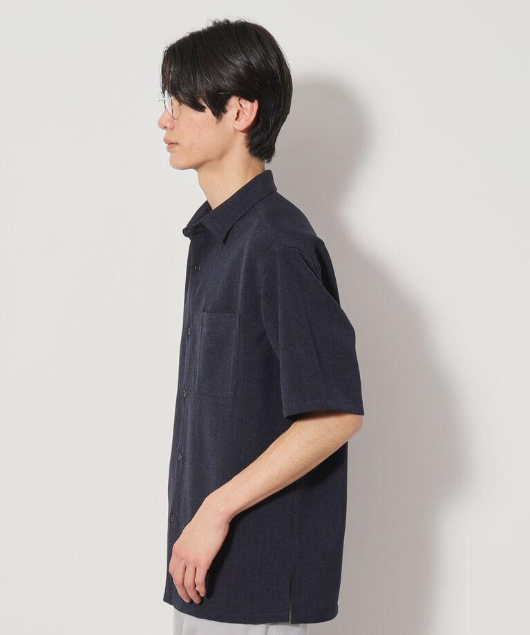 THE SHOP TK「リネンライク半袖シャツ セットアップ可」|シャツ・ブラウス|