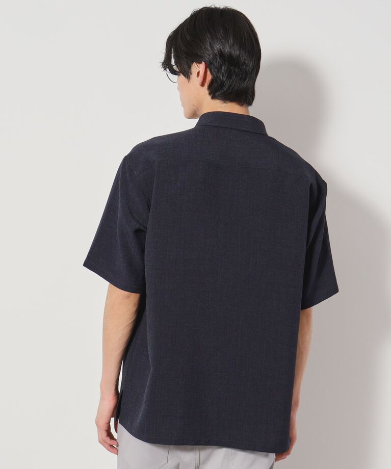 THE SHOP TK「リネンライク半袖シャツ セットアップ可」|シャツ・ブラウス|