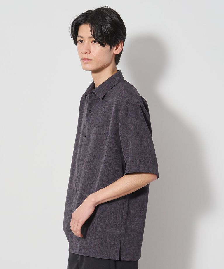 THE SHOP TK「リネンライク半袖シャツ セットアップ可」|シャツ・ブラウス|