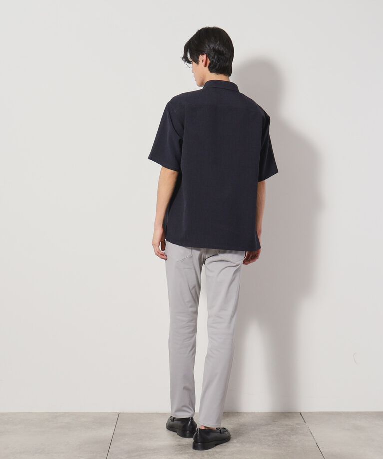 THE SHOP TK「リネンライク半袖シャツ セットアップ可」|シャツ・ブラウス|