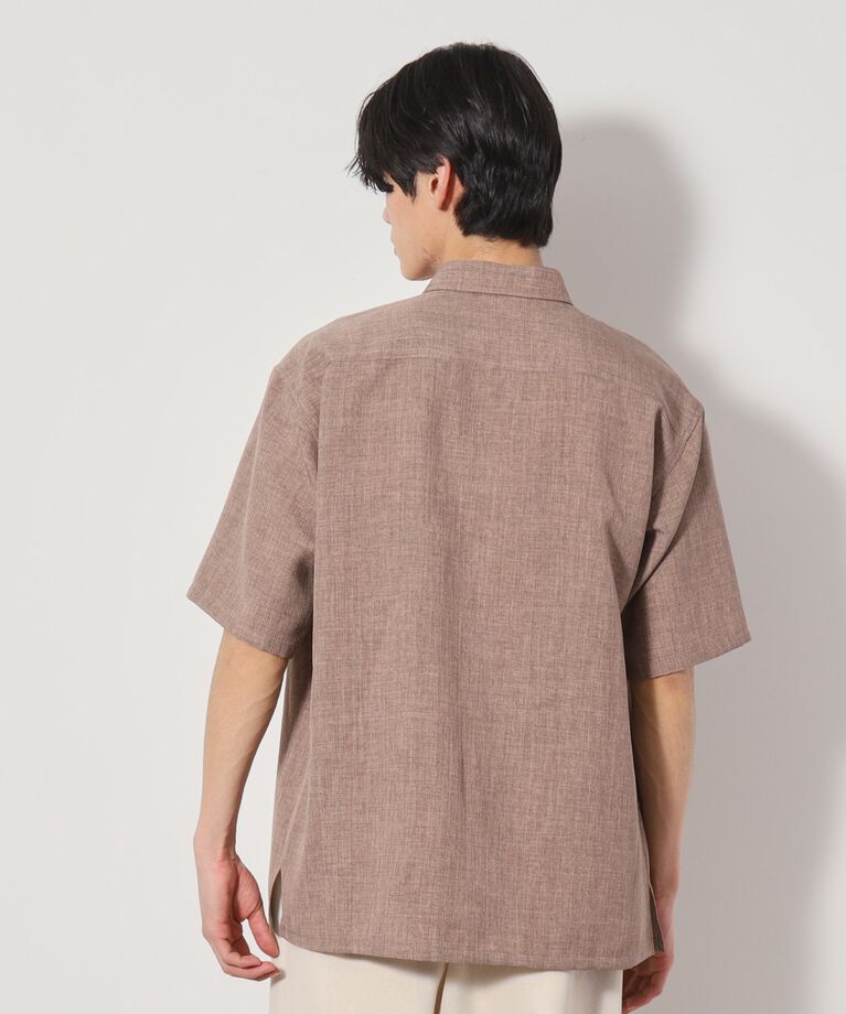THE SHOP TK「リネンライク半袖シャツ セットアップ可」|シャツ・ブラウス|