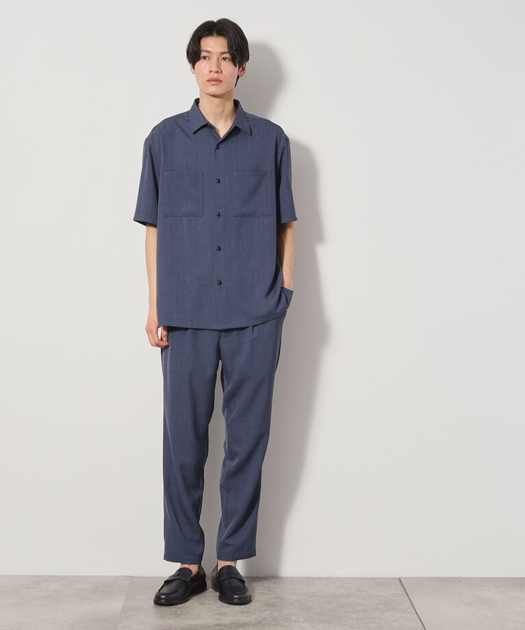 THE SHOP TK「ドライポリ半袖シャツ　セットアップ可/吸水速乾/軽量」|シャツ・ブラウス|
