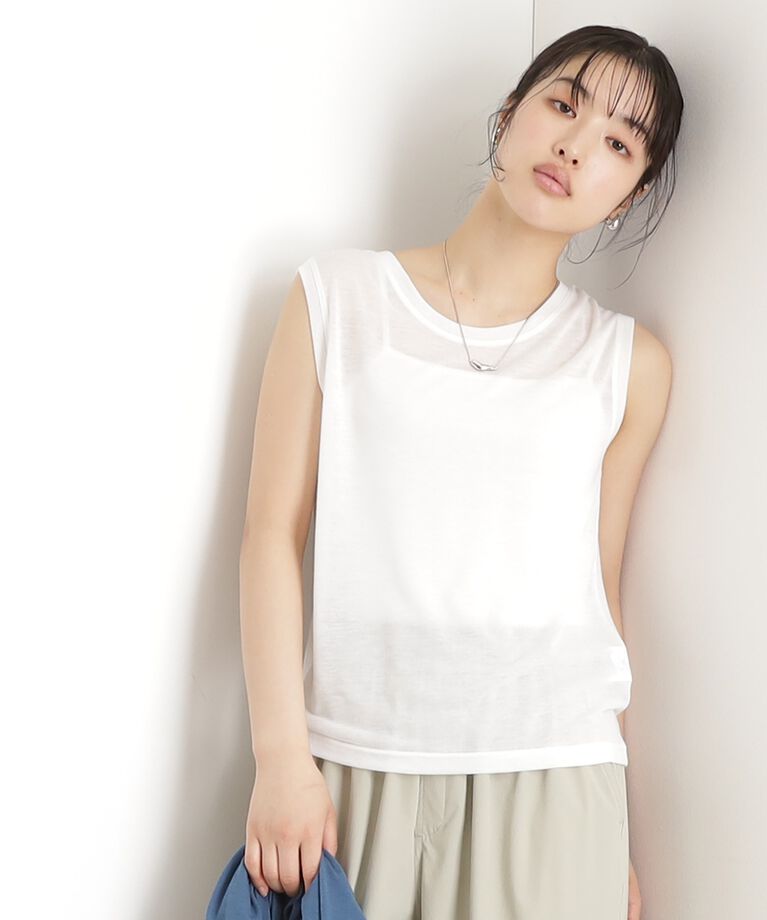 THE SHOP TK「【宮城舞さん着用】シアーカーデ＆タンクトップ/セットアイテム/洗える」|その他|