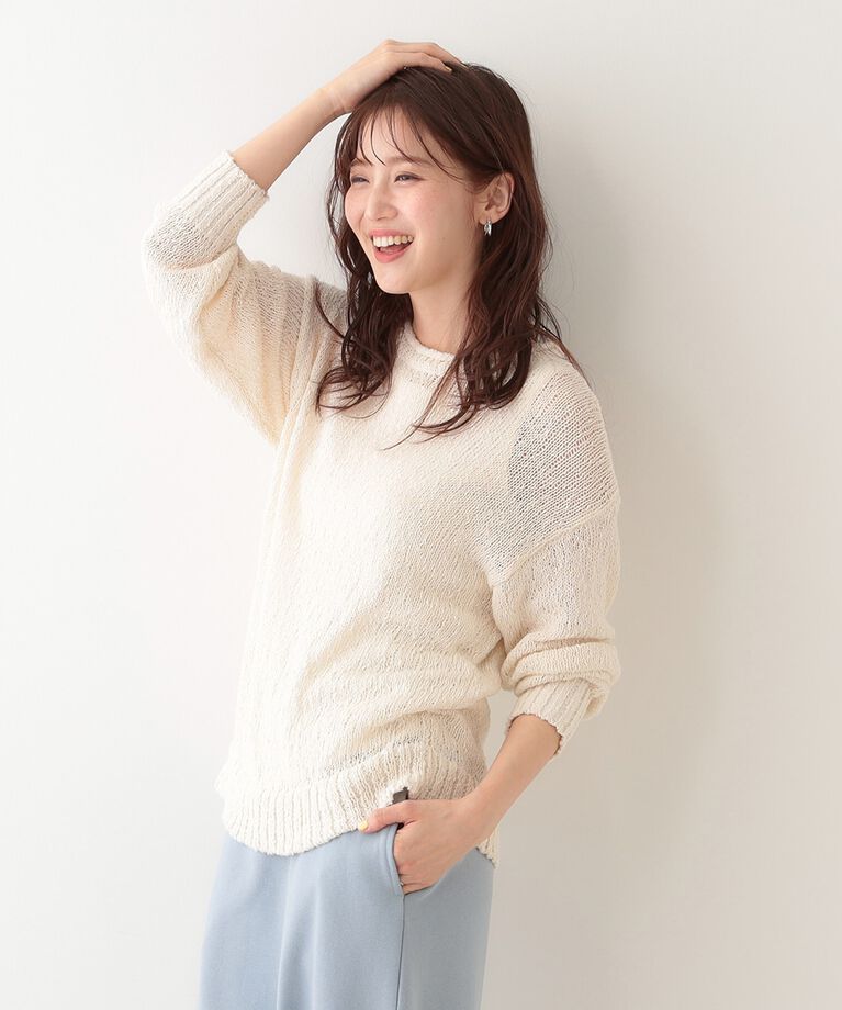 SHOO･LA･RUE「さりげない凹凸感で表情豊か。ロールネックニット」|ニット・セーター|