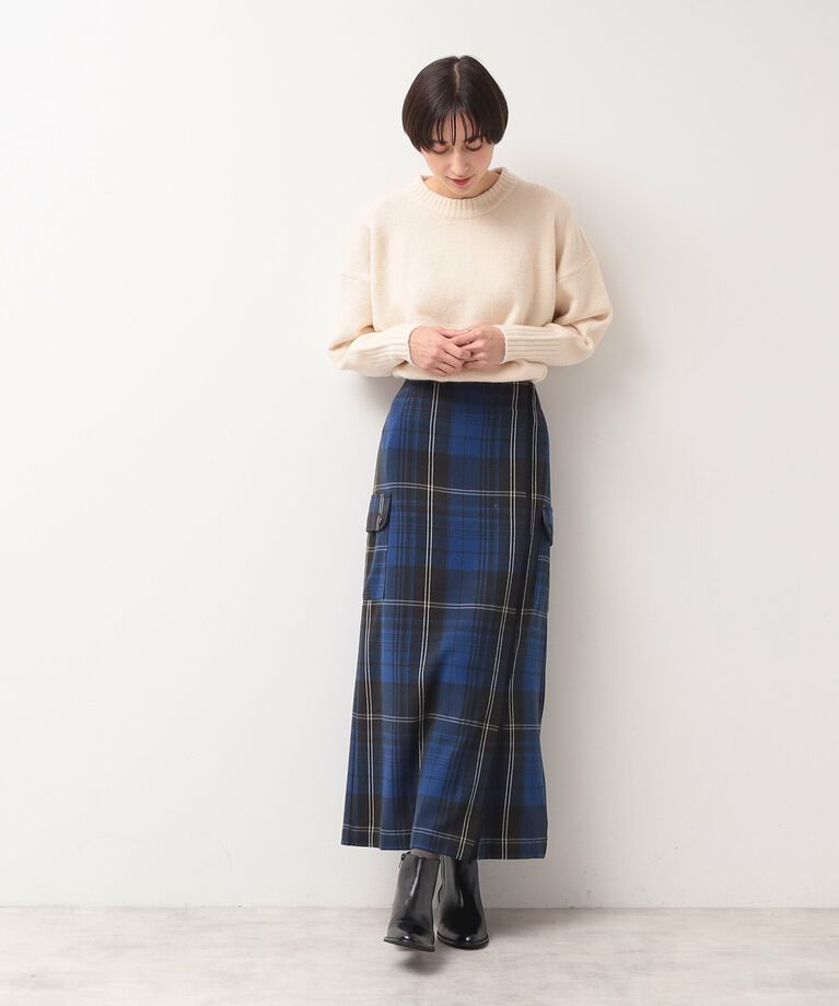 Dessin「【洗える・2WAY】サスペンダー付きフラップポケットスカート（XS～L）」|スカート|