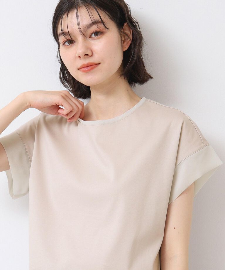 Dessin「【シリーズ累計8万枚！選べる5サイズ/6色展開/洗える】美光沢カットソー【オンにもオフにもちょうどい」|Tシャツ・カットソー|
