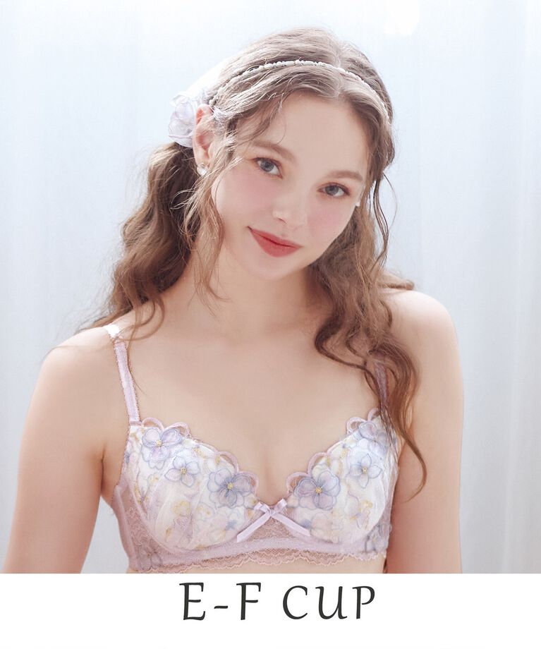 Risa Magli「マティア ブラジャー（E-F）＜スウィートリッチ＞」|インナー|ラベンダー(080)