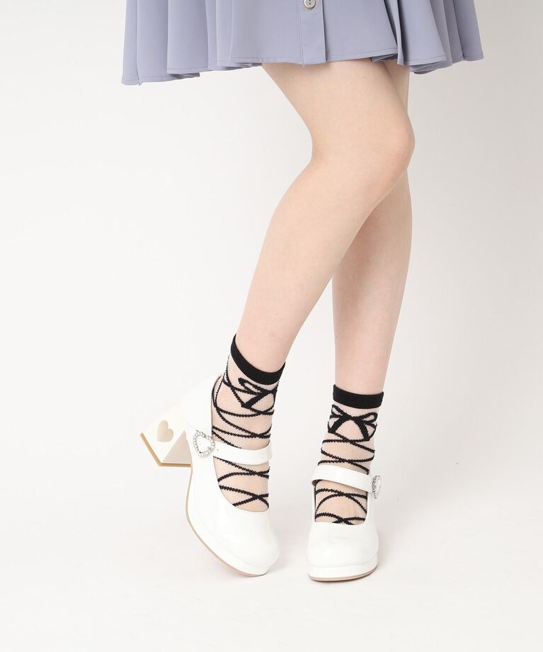 csT&P「ハートくり抜きヒールパンプス　24SS」|パンプス|