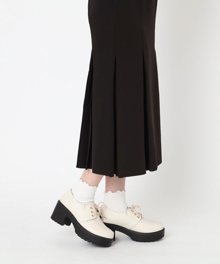 csT&P「厚底レースアップパンプス」|パンプス|