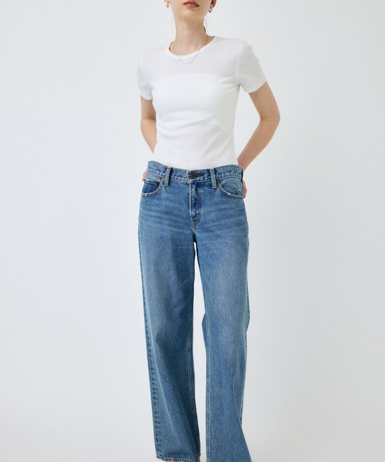 MOUSSY「90S LOWRISE LOOSE STRAIGHT」|デニム|