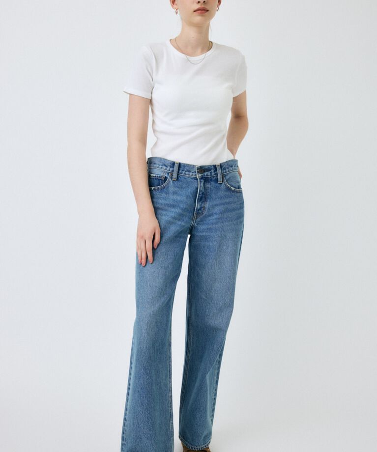 MOUSSY「90S LOWRISE LOOSE STRAIGHT」|デニム|