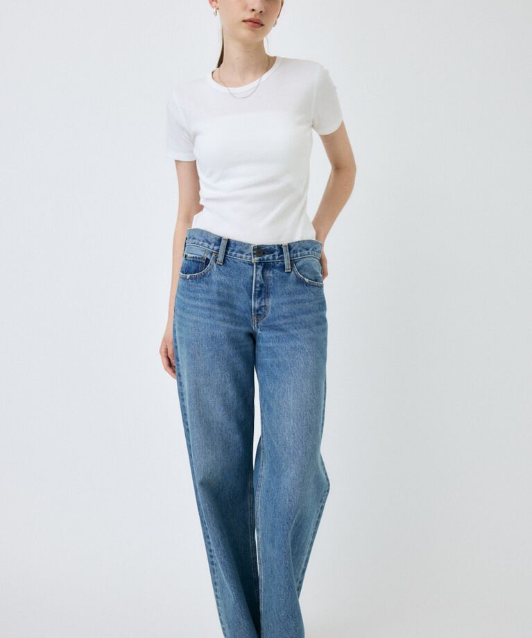 MOUSSY「90S LOWRISE LOOSE STRAIGHT」|デニム|