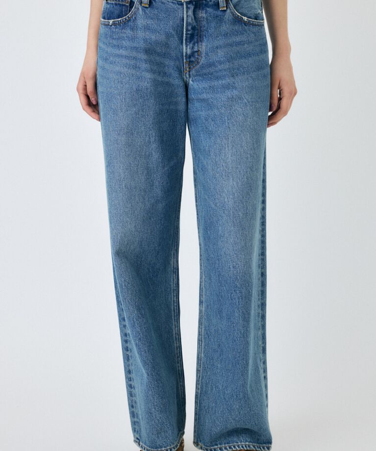 MOUSSY「90S LOWRISE LOOSE STRAIGHT」|デニム|