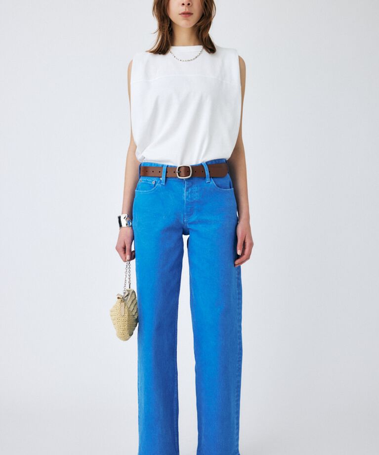 MOUSSY「PADDED SHOULDER タンクトップ」|タンクトップ|WHT