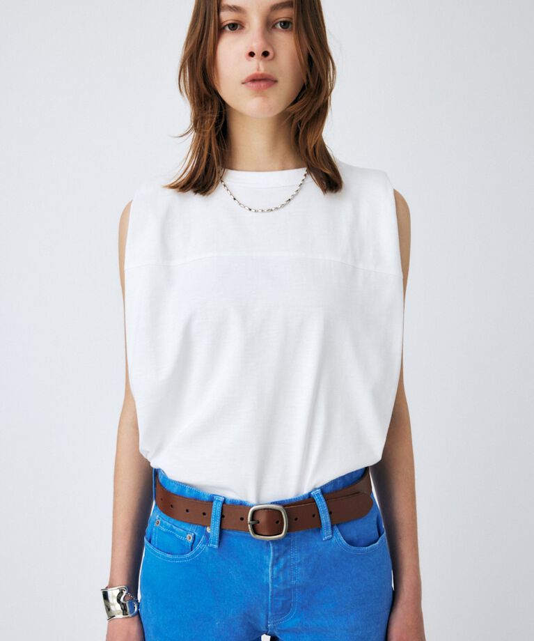 MOUSSY「PADDED SHOULDER タンクトップ」|タンクトップ|