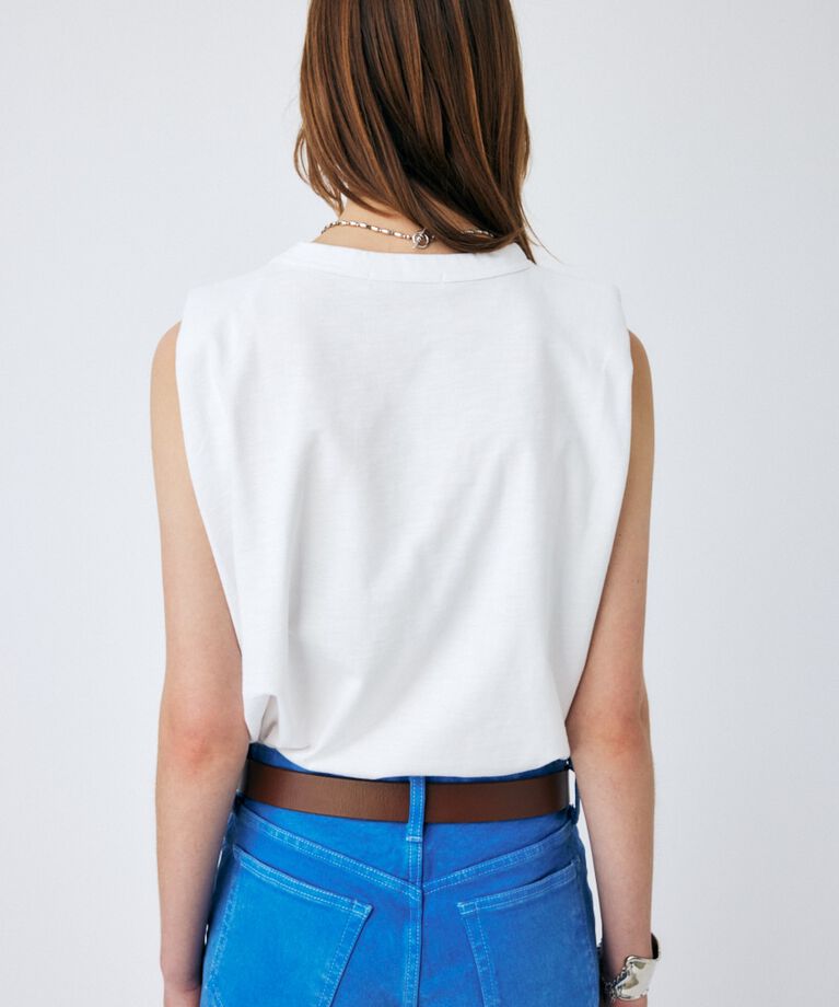 MOUSSY「PADDED SHOULDER タンクトップ」|タンクトップ|