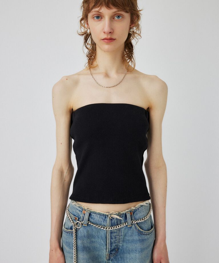 MOUSSY「CUP IN TUBE トップス」|チューブトップ|