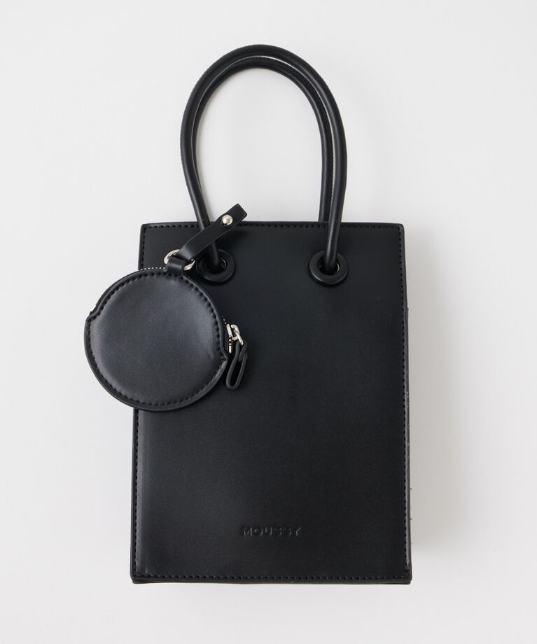 MOUSSY「THIN STRAP SHOPPER バッグ」|その他|BLK