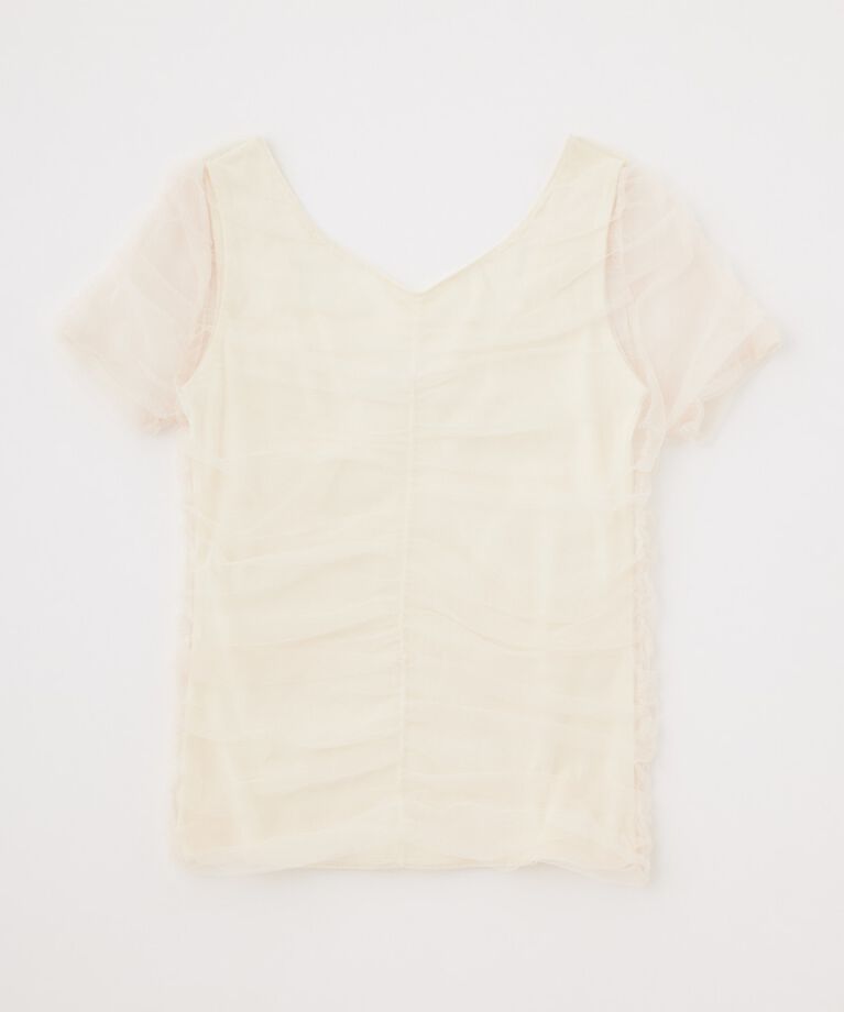 MOUSSY「CUT TULLE トップス」|Tシャツ・カットソー|