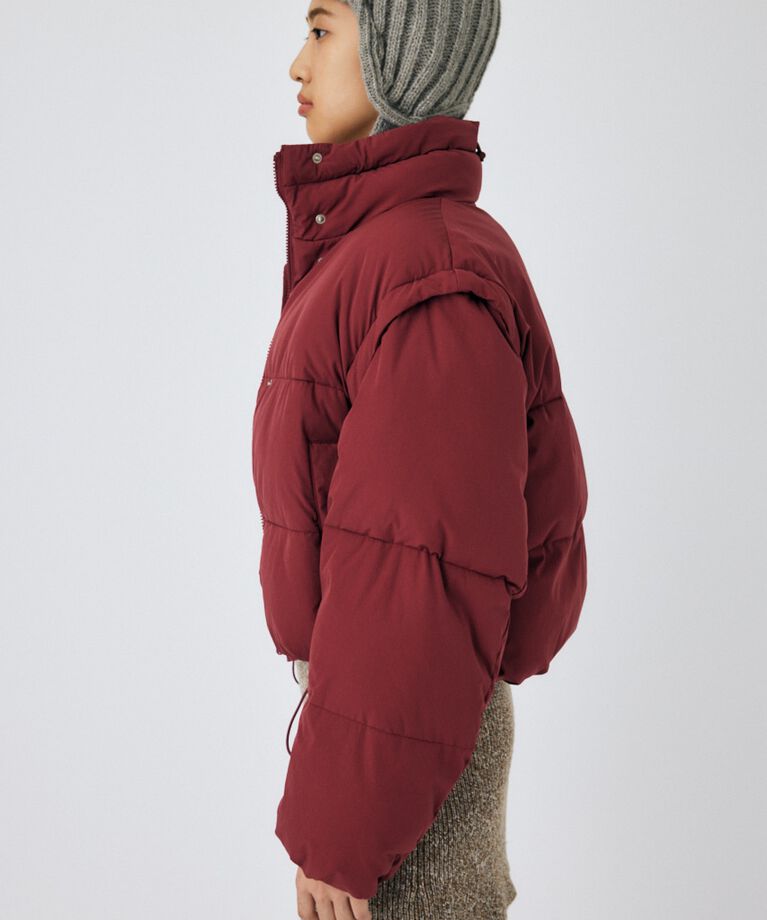 MOUSSY「CROPPED PUFFER DETACHABLE ジャケット」|その他|