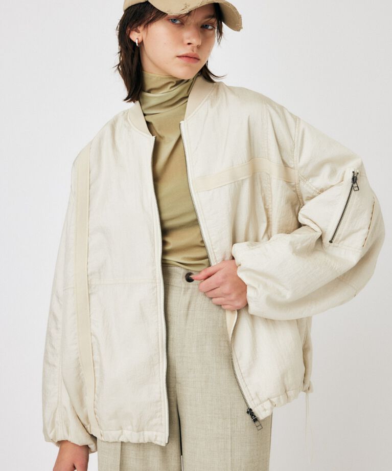 MOUSSY「BOMBER LIGHT ジャケット」|ブルゾン・スタジャン|