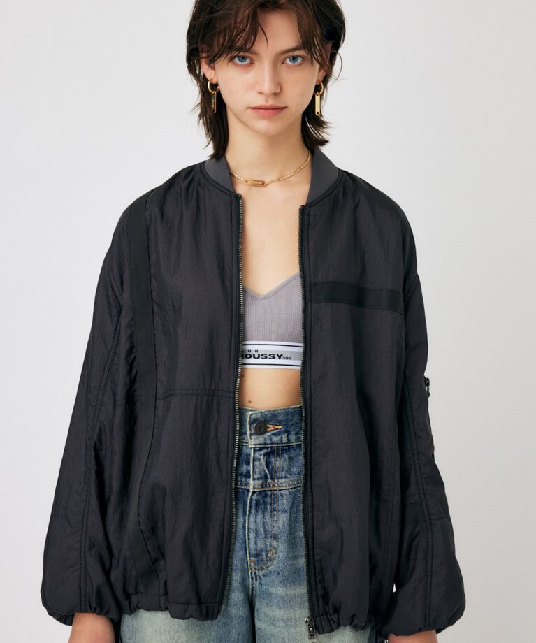 MOUSSY「BOMBER LIGHT ジャケット」|ブルゾン・スタジャン|