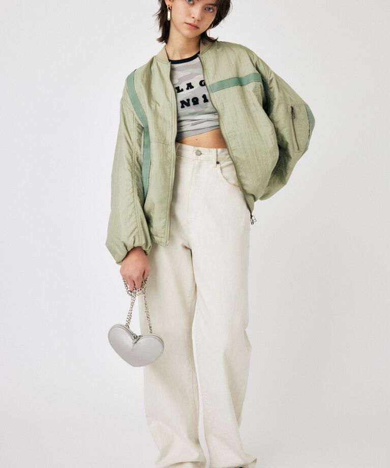 MOUSSY「BOMBER LIGHT ジャケット」|ブルゾン・スタジャン|