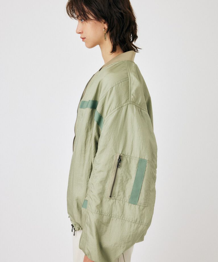 MOUSSY「BOMBER LIGHT ジャケット」|ブルゾン・スタジャン|