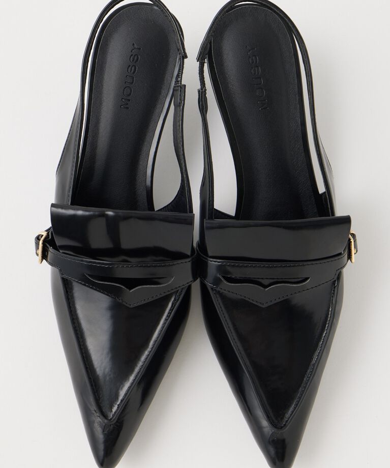 MOUSSY「POINTED LOAFER パンプス」|パンプス|BLK