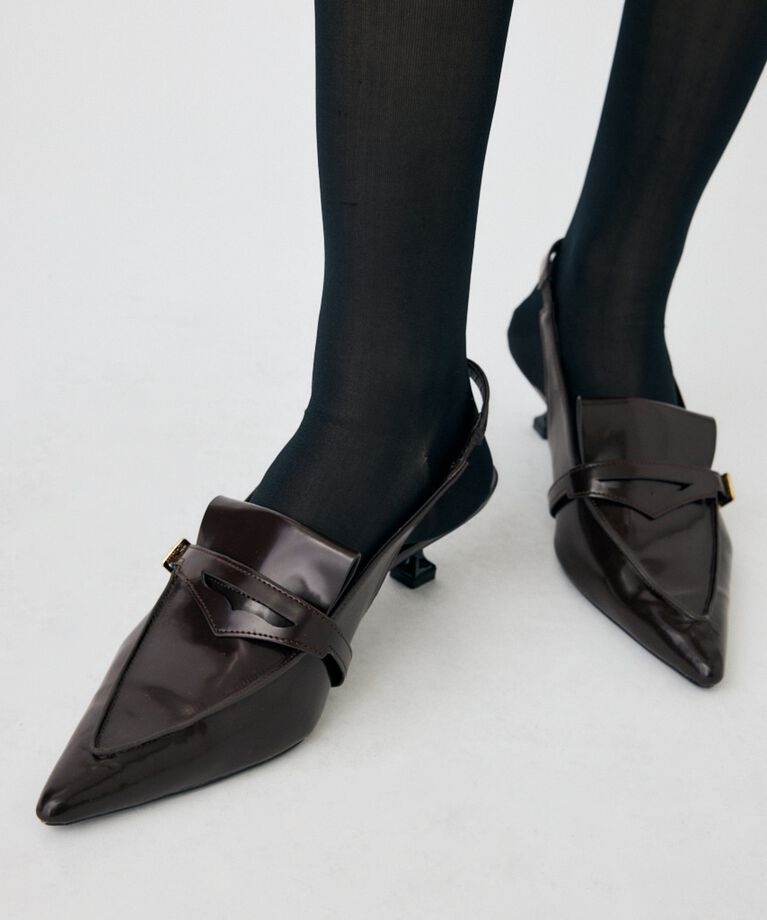 MOUSSY「POINTED LOAFER パンプス」|パンプス|BRN