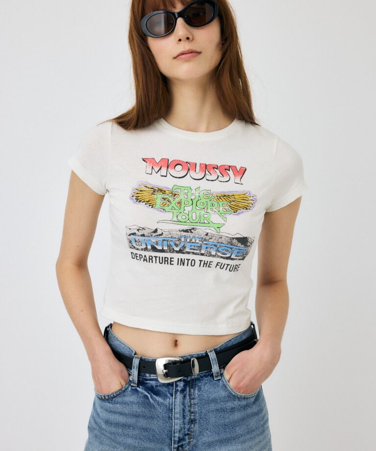 MOUSSY「MOUSSY TOUR 24 Tシャツ」|Tシャツ・カットソー|WHT