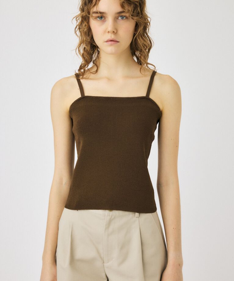 MOUSSY「KNIT キャミ & RIBBON シャツセット」|シャツ・ブラウス|