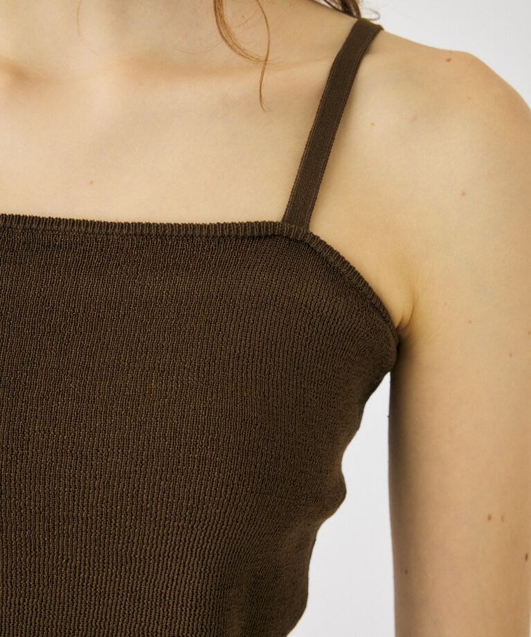 MOUSSY「KNIT キャミ & RIBBON シャツセット」|シャツ・ブラウス|