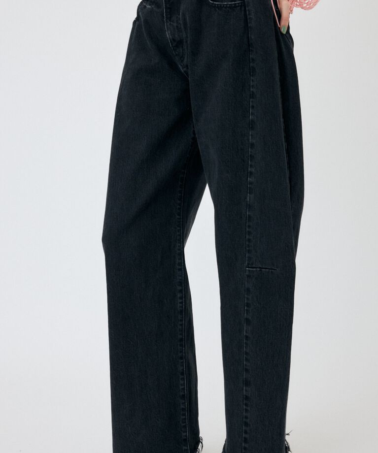 MOUSSY「REMAKE WIDE STRAIGHT」|デニム|